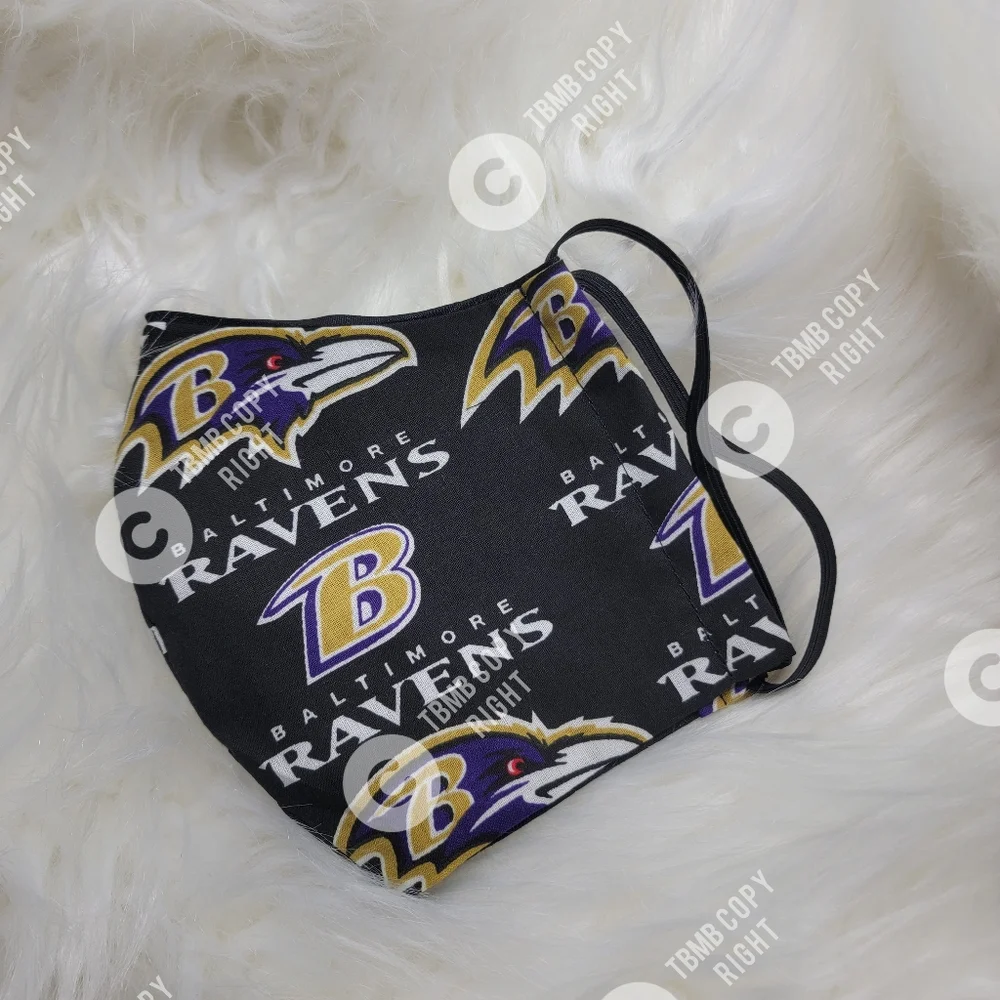 Baltimore Ravens Face Mask Child Size
